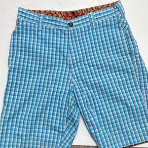 Robert Graham Plaid Shorts 32